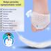 Metatarsal Pads and Toe Separator Set - 4 Gel Cushions for Forefoot Pain, Diabetic Feet, Blisters - Breathable & Soft Material - Buy Online on GoSupps.com