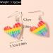 Feyley Earrings - Acrylic Pendant Earrings for Women | Lightweight Cartoon Fashion Jewelry for Everyday & Casual Dates | Colorful Rainbow Design - Buy Online on GoSupps.com