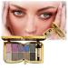 10 Colors Sparkle Shimmer Eyeshadow Palette Highly Pigmented Long Lasting (01#)