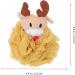 Beaupretty 2Pcs Christmas Bath Loofah - Reindeer & Snowflake Mesh Pouf Ball Shower Sponge Body Scrubber Exfoliator | Shop Internationally - Buy Online on GoSupps.com