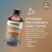 Ionic Copper Drops 30 PPM Premium Bioavailable Liquid Copper Supplement for General Wellness & Trace Mineral Support Amber Glass Bottle with Dropper 4 fl oz 4 Fl Oz (Pack of 1) - Buy Online on GoSupps.com