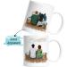 Personalized Kiddle Design Couple Cat Cup - Perfect Gift for Cat Lovers & Cat Owners - Buy Online on GoSupps.com