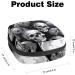 Black Skull Patterns Sanitary Napkin Storage Bag - Menstrual Cup Pouch for Women & Teen Girls - Multi-colored - Buy Online on GoSupps.com