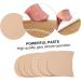 FRCOLOR Anti-Slip Stickers for Women Heels - 3 Pairs Clear Shoe Sole Protectors & Inserts for Enhanced Grip | Beige Rubber Pads - Buy Online on GoSupps.com