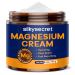 SilkySecret Magnesium Cream (5.3 Oz) Nighttime Magnesium Cream Relief and Relaxation with Lavender Scent Calming Magnesium Body Butter for All Skin Types