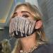 IYOU Glitter Crystal Face Coverings Black Shiny Rhinestone Tassel Face Masks Masquerade Reusable Sparkly Halloween Genie Costume Mask Jewelry for Women and Girls - Buy Online on GoSupps.com