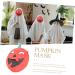 Holibanna 4 pcs Smile Props Halloween Costumes Red Fashion Horror Costume Favors Festival Covers Cosplay Plastic Scary Head Funny Decor Creepy Party Decoration Decorative Pumpkin 25x19cm Red - Buy Online on GoSupps.com