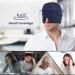 Gel Ice Headache & Migraine Relief Hat - Long-Lasting Cooling Therapy for Tension and Pain Relief - Wearable Headband Ice Pack in Soothing Blue Color - Buy Online on GoSupps.com