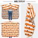 Kigai Happy Halloween Barber Cape - Waterproof Hair Cutting Cape for Men & Women with Adjustable Snap Closure - Professional Salon Hairdressing Tool - Buy Online on GoSupps.com