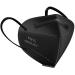HUHETA KN95 Face Mask 60 PCs 5-Ply Safety Masks - 95% Filter Efficiency - Black (60 Packs) - Buy Online on GoSupps.com