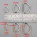 CrocSee 1 inch Metal D Ring Pack of 100 - Non Welded Nickel Plated - Large Size - Buy Online on GoSupps.com