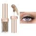 KDOWES Glitter Eyeshadow Easy to Remove Makeup and Drying  Waterproof Glitter Shimmer Sparkle Eye Stick  Long Lasting  Gift for Girls and Women (Champagne Gold)