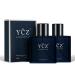 Ycz Charm Unfolds Marine Perfume for Men 1.7 oz. Long Lasting Eau De Parfum Cologne For Men Oriental Woody Fragrance - Ideal Special Occasions Making it the Ideal gentlemen s Gift (2-Pack).