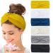 Kavya Wide Hair bands for Women Boho Headbands for Women's Hair Elastic Soft 6 Pieces Headband Print Head bands Adult Women Accessories Yoga Sports Hairband Multicoloured Thin Headscarf Set-4