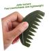 Frcolor 4 Portable Jade Gua Sha Comb | Handmade Beauty Tool for Hairdresser & Massage | Natural Jade Hair Comb for Women - Buy Online on GoSupps.com