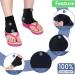 3 Pairs Moisturizing Gel Heel Socks Soft Ventilate Gel Heel Socks Open Toe Socks for Dry Hard Cracked Skin Moisturizing Day Night Care Skin (3P Black) - Buy Online on GoSupps.com
