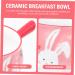 Alipis 2pcs Breakfast Handle Bowl Salad Bowl Kitchen Accessories Ceramic Bowl Cutlery Set Child Household - Buy Online on GoSupps.com