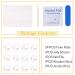 Shop Coffin Press On Nails - Short Marble Design Acrylic Nails | Light Blue Glossy Glue On Nails 24 Pcs for Women - Buy Online on GoSupps.com
