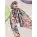 Satin Paisley Hair Scrunchies Set - 4pcs Long-Tail Hair Ribbons for Women and Girls | Summer Hair Ties and Styling Accessories - Buy Online on GoSupps.com
