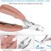 Artcut 9PCS Bean Pink Toe Nail Clippers Set - Professional Stainless Steel Clippers for Thick Nails and Ingrown Toenails - Buy Online on GoSupps.com