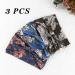 Zoestar Wide Boho Headbands - Vintage Printed Yoga Headbands for Women & Girls | 3 Pack Elastic Accessories - Buy Online on GoSupps.com