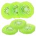 Zerodeko 24 Pcs Home Accessories Decor Baby Girl Cake Decorations Plastic Fruits Slices Lifelike Artificial Kiwi Slices Artificial Fruits Fake Fruits Model Faux Kiwi Toys Key Chain Pvc Food Greenx4pcs 4.8X4.5X0.5CMx4pcs