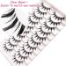 Losha Lashes Manga False Eyelashes - Natural Look Wispy Faux Mink Lashes with Clear Band | 10 Pairs Individual Cluster Lashes for a Demon Manga Look - Buy Online on GoSupps.com