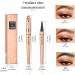 GCVSE Eyebrow Pencil 2PCS Microblading Eyebrow Pencil with 4 Micro-Fork Tips Long-Lasting Brow Waterproof Smudgeproof Brow Pen - Easy Creation of Natural Looking Defined Eyebrows (Black) - Buy Online on GoSupps.com