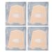 4 pieces of sun protection facial mask UV sun protection mask for the face UV-blocking half-cover cooling hydrogel skin care mask for the outdoor area