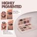 Lamora Nude Eyeshadow Palette - 12 Neutral Pigmented Matte & Shimmer Makeup Shades - Travel Size Eye Shadow With Mirror Nude Neutral Natural - Buy Online on GoSupps.com