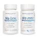 Biotics Research Mg-Zyme Triple Magnesium Complex for Sleep Relaxation & Bone Health + B12-2000 Vitamin B12 B6 & Folate for Energy & Methylation Support 100 Caps & 60 Lozenges
