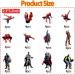 Superheld Cake Topper Set - 48 Avengers Cupcake Decorations for Kids Birthday Parties & Superhero Themes - Buy Online on GoSupps.com