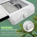 BQAN 60W Nail Dust Collector with Powerful Vacuum, Nail Fan, Dust Brush, Hand Cushion, and Lamp - Ideal for Salon Use - Buy Online on GoSupps.com