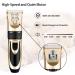 Low Noise Rechargeable Pet Grooming Kit - Electric Clippers for Dogs, Cats & Pets - Cordless, Quiet, Trimmers for Thick Coats - Gold - Buy Online on GoSupps.com