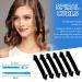 28 Heatless Curlers Styling Kit - No Heat Spiral Curls with 2 Hooks (Black, 30 cm) - Buy Online on GoSupps.com