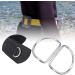 BuyWeek Diving Weight Belt D Rings - 2Pcs Stainless Steel Bent Diving D Rings for 2.0 Webbing Weight Belt | Outdoor Activities Accessory - Buy Online on GoSupps.com