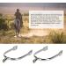 Haowecib Horse Training Boot Spores - Zinclegation with Rotatable Copper Wheel for Competition Entertainment - Buy Online on GoSupps.com