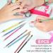 Qufiiry 8 Pcs Nail Art Brushes and Dotting Tools Set for Gel Nails - Nail Art Design Pen Painting Kit for DIY Detailing - Buy Online on GoSupps.com