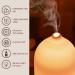 Gooamp 100ML Ceramic Aromatherapy Diffuser with 7 Color Lights - Wood Grain Base - Auto Shut Off - Ideal for Home, Office, and Room - 0.5/1/2/ON hrs Working Time - Buy Online on GoSupps.com
