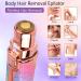 UNbit Eyebrow Trimmer 2 in 1 Electric Eyebrow Trimmer Makeup Painless Eye Brow Epilator Mini Shaver Razors Women Portable Facial Body Hair Remover Trimmer (Color : Rainbow) - Buy Online on GoSupps.com