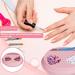 Bol de dissolvant pour ongles Bassin de manucure ergonomique en silicone pour voyage int rieur spa salon Rose - Buy Online on GoSupps.com