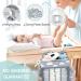 Mloong Diaper Caddy Hanging Organizer for Changing Table - Nursery Diaper Holder for Crib, Car - Diaper Stacker for Newborn Baby Boy & Girl - Light Grey - Buy Online on GoSupps.com
