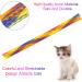 Fulushou 25-Part Interactive Cat Toy Set Colorful Spring Tubes Feather Toys & Fun for Kittens | Flexible & Retractable - Perfect for Playtime! - Buy Online on GoSupps.com
