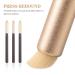 Uonlytech 3pcs Lip Brush Set - Concealer Lipstick & Eyeshadow Makeup Brushes for Women & Girls - Perfect Travel Cosmetic Tools - Buy Online on GoSupps.com