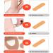 15Pcs Moleskin Flannel Adhesive Pads + 2 Strapping Tapes | Prevent Skin Blister | Foot Protection for Heels - Buy Online on GoSupps.com
