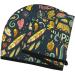 Hair Towel Wrap - Quick Drying Hair Turban with Button | Colorful Hippie Design - Perfect for Easy Drying & Soft Care - Buy Online on GoSupps.com