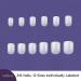 Nailene So Natural Undecorated Fake Nail Kit with 216 Nails - Comfortable & Long-Lasting Design - Buy Online on GoSupps.com