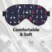 SSIMOO Ballroom Dance Eye Mask | Soft Breathable Sleep Patch for Women | Perfect for Travel & Relaxation - Black - Buy Online on GoSupps.com
