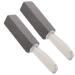 Mwoot Bimsstein Cleaning stone with handle toilet bowl ring remover cleaning brushes spots and hard water ring removal rust grill cleaner 2 set