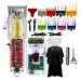 Hair Clippers for Men Electric Hair Clippers Rechargeable Shaver Beard Trimmer High Carbon Steel Blade Barber Hair Cutting Home Use Fast Charging Clipper Shaver Set